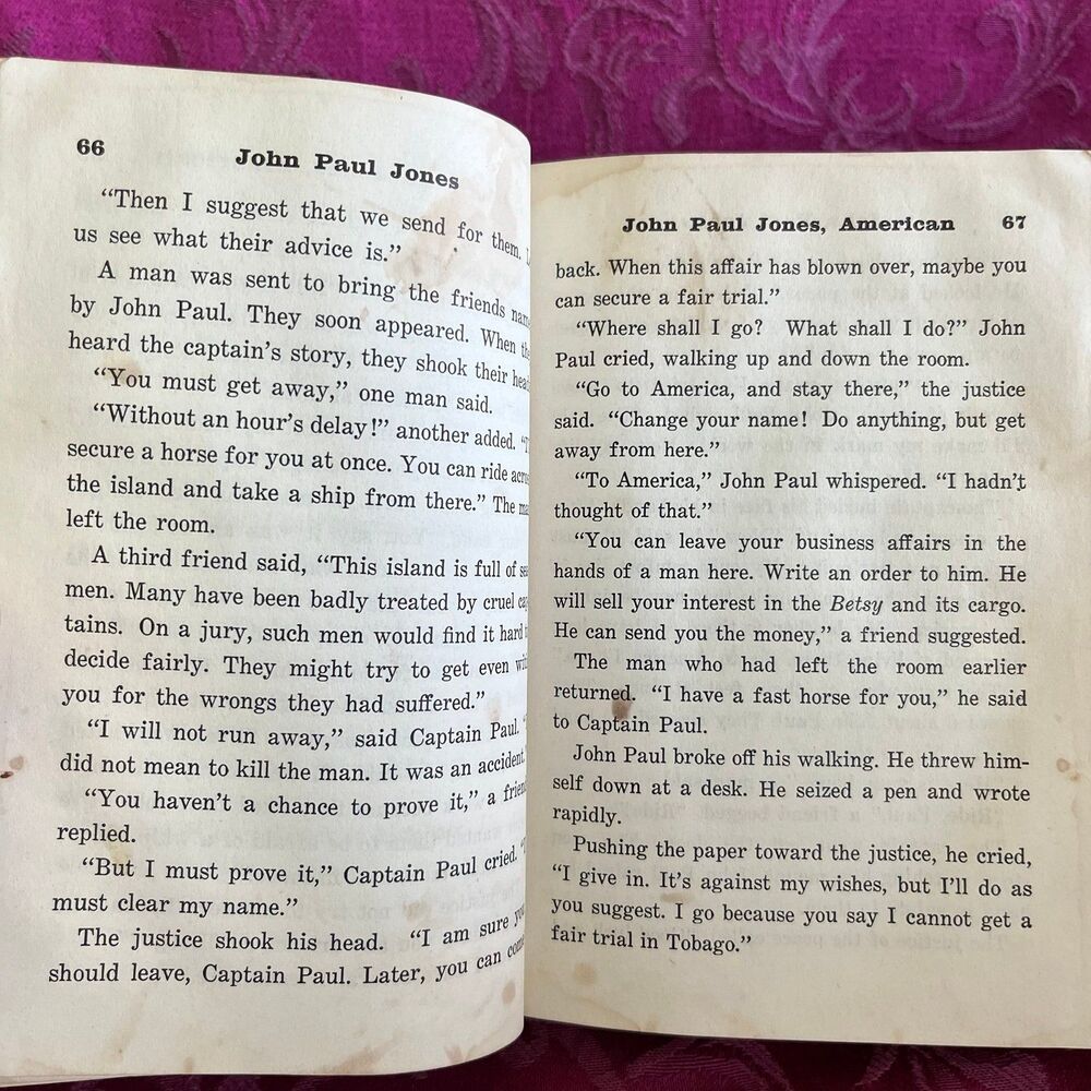 1949 John Paul Jones by Vinson Brown, Vintage Book, Wheeler Publishing Company - Picture 8 of 10